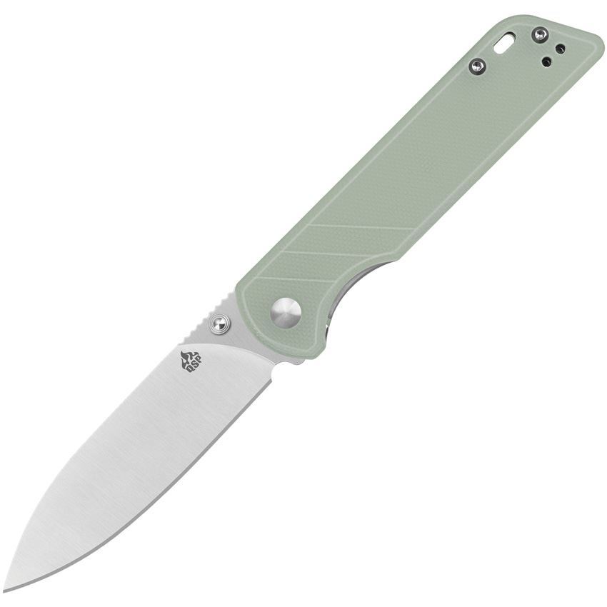 QSP Parrot Folding Spear Point Knife, Jade - QS102C2 - Qsp Knives
