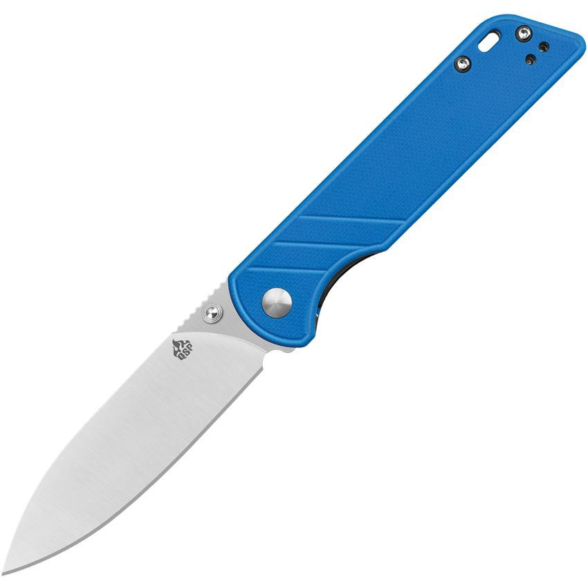 QSP Parrot Folding Spear Point Knife, Blue - QS102D2 - Qsp Knives