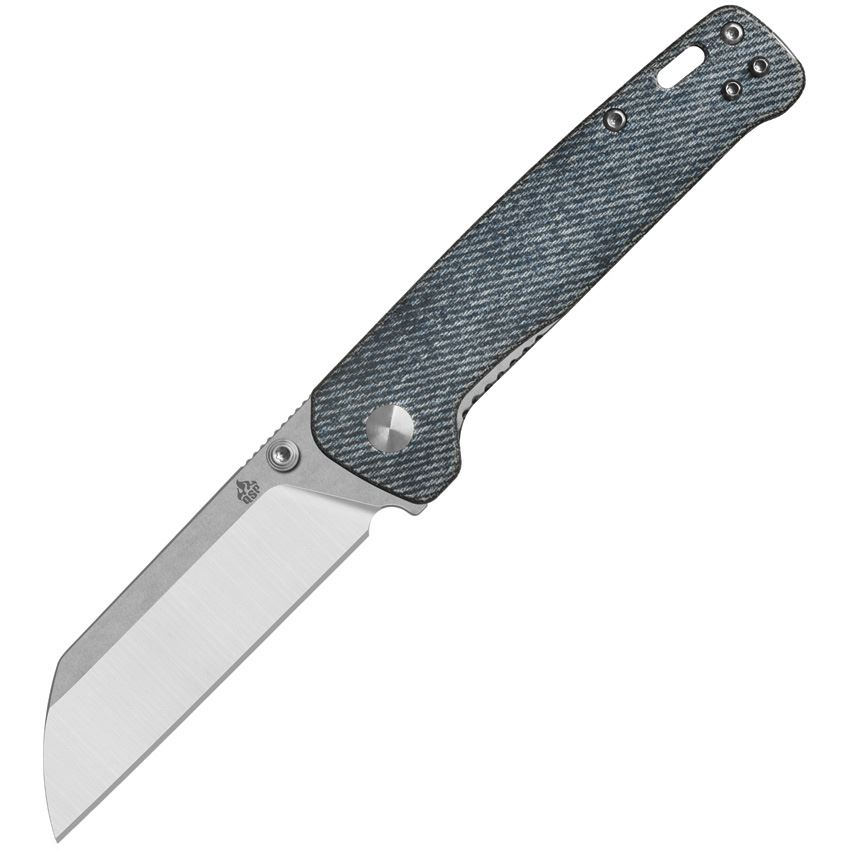 QSP Penguin Folding Sheepsfoot Knife, Denim - QS130V2B1 - Qsp Knives