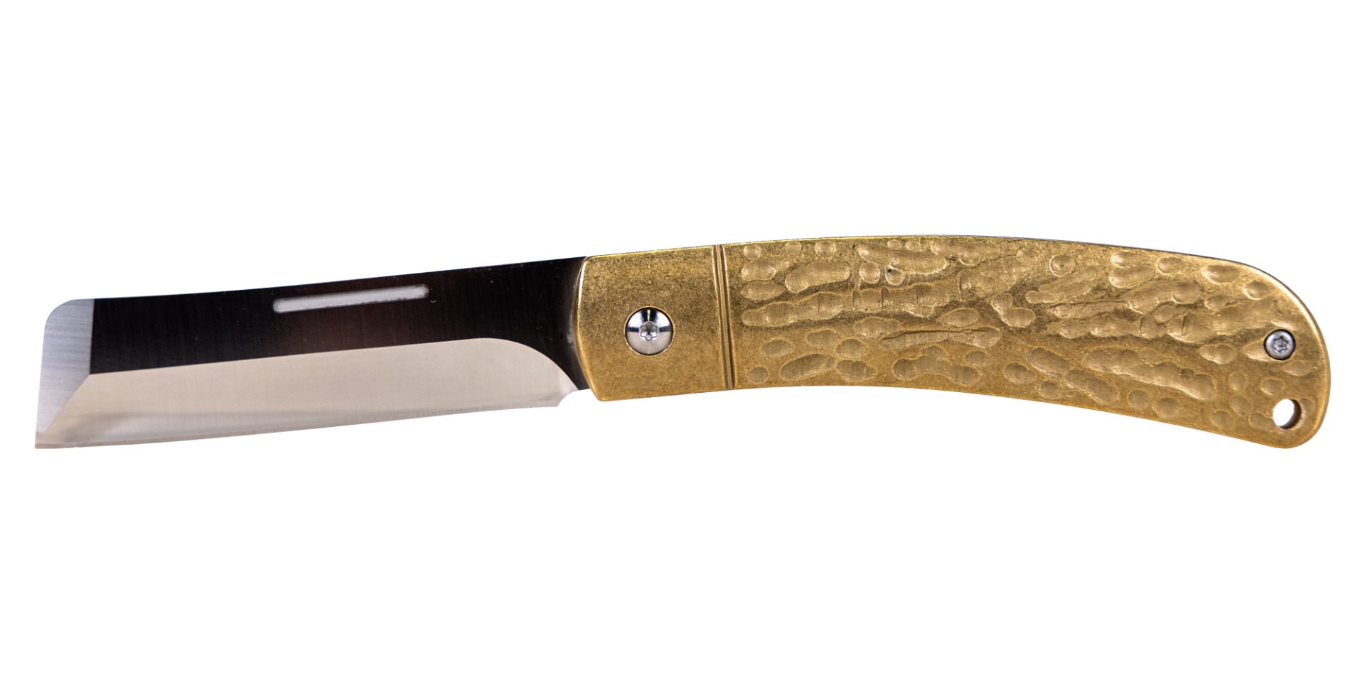 Rough Rider APTA Folding Chisel Knife, Brass - RR2284 - Rough Rider Knives