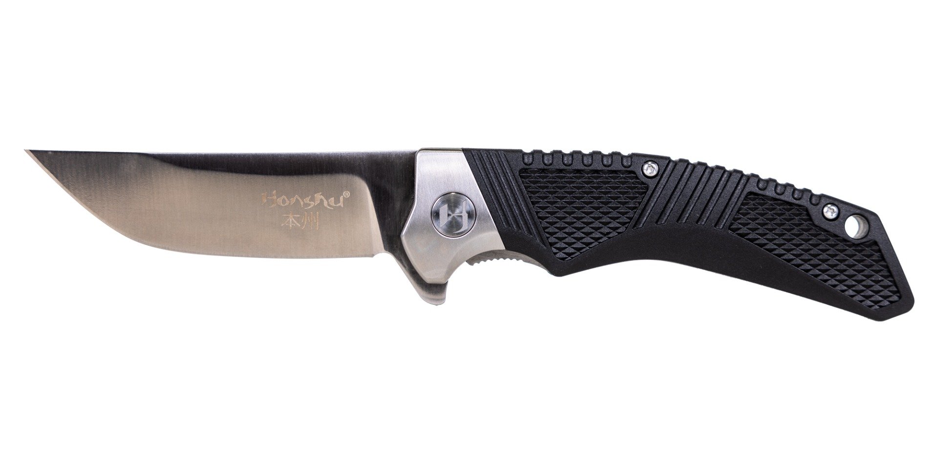 United Cutlery Honshu Sekyuriti Folding Drop Point Knife, Black - UC3322 - United Cutlery