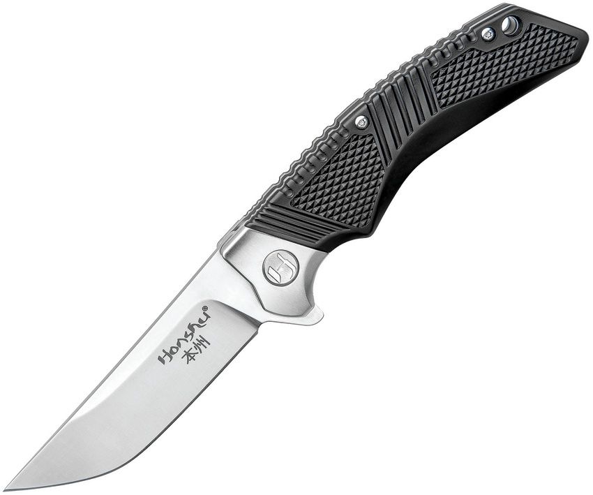 United Cutlery Honshu Sekyuriti Folding Drop Point Knife, Black - UC3322