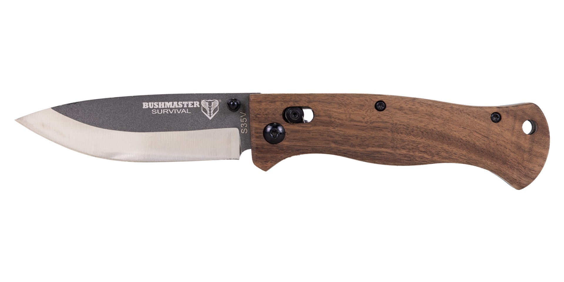 United Cutlery Bushmaster Explorer Folding Drop Point Knife, Brown - UC3441 - United Cutlery