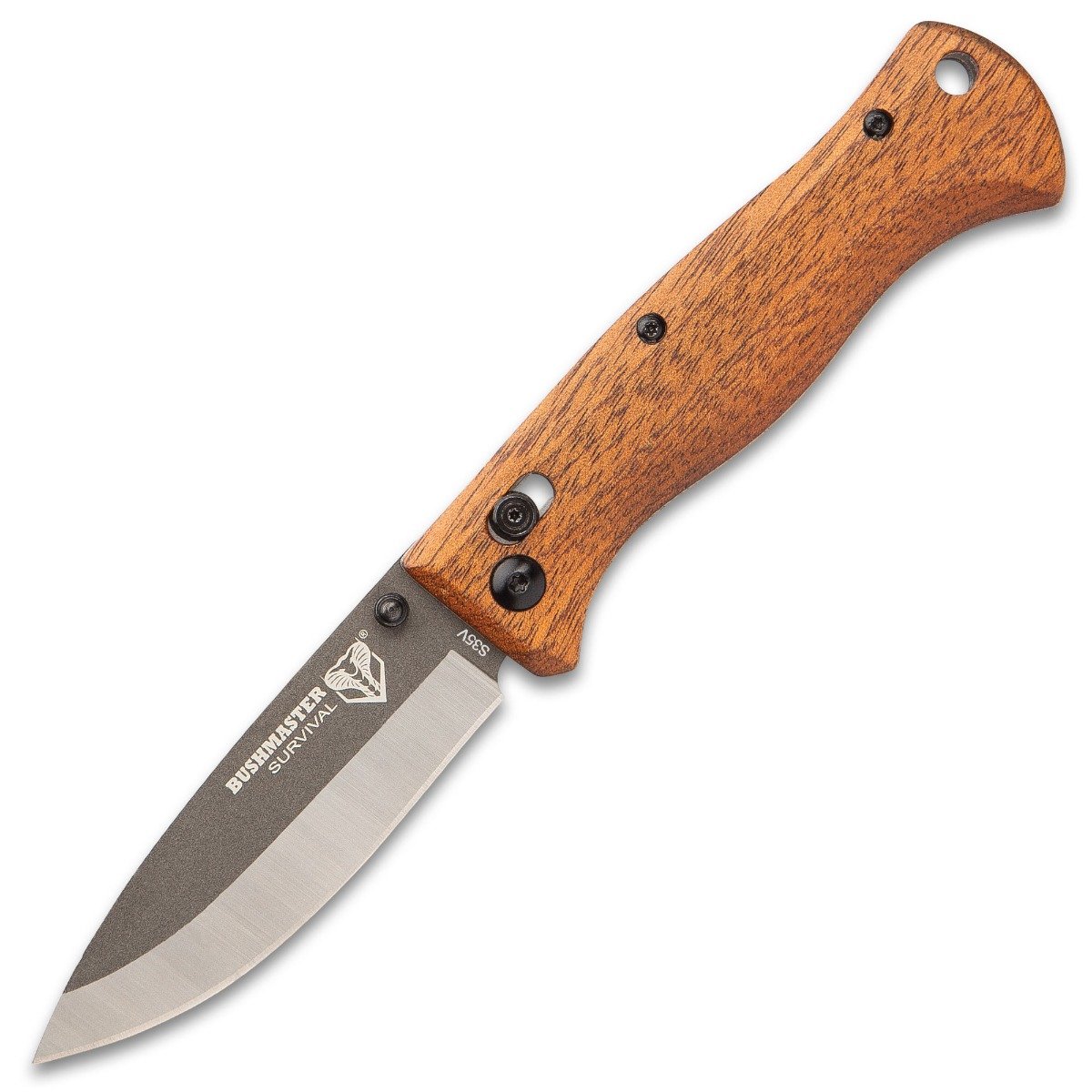 United Cutlery Bushmaster Explorer Folding Drop Point Knife, Brown - UC3441