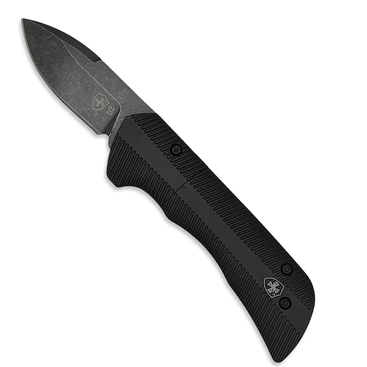 Templar Knife California Legal Auto Assisted Drop Point Knife, Black - CAA-ABK-32-1