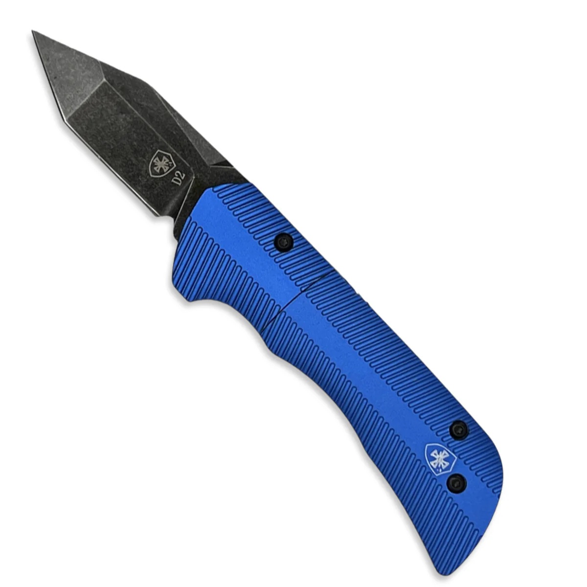Templar Knife California Legal Auto Assisted Tanto Knife, Blue - CAA-AHB-22-1