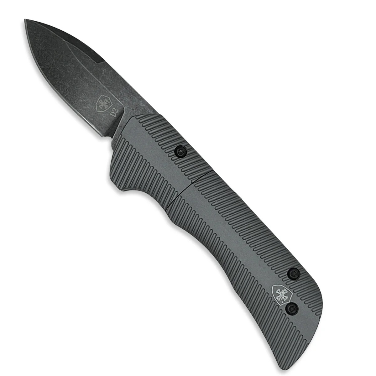 Templar Knife California Legal Auto Assisted Drop Point Knife, Gunmetal Grey - CAA-AGM-32-1 - Templar Knife
