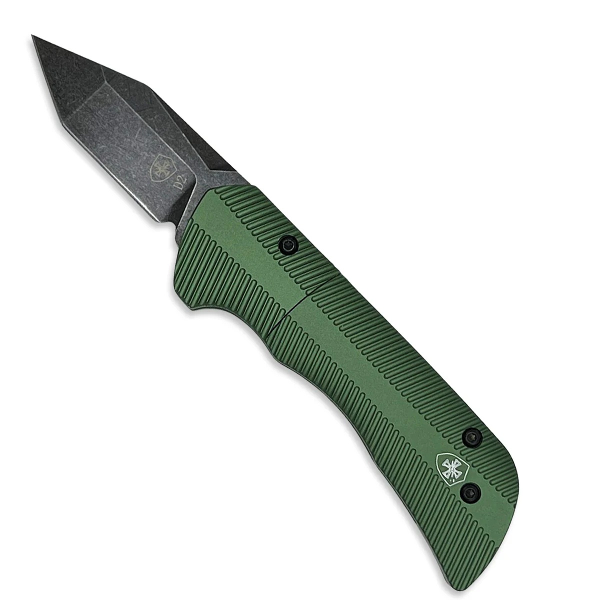Templar Knife California Legal Auto Assisted Tanto Knife, Green - CAA-AG-22-1