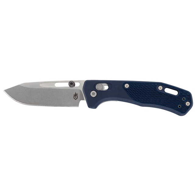 Gerber Assert Magnacut Folding Clip Point Knife, Blue - 1075373 - Gerber