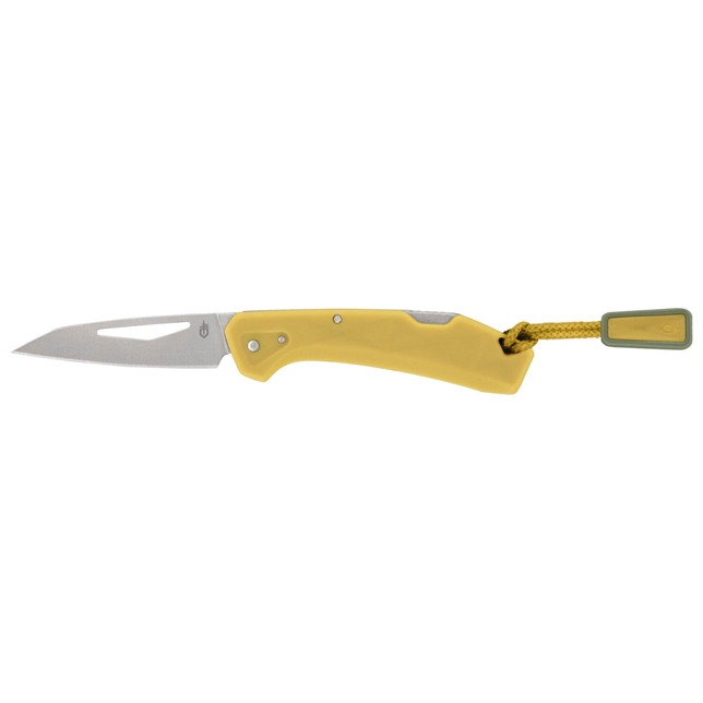 Gerber LST Mini Folding Wharncliffe Knife, Mustard Yellow - 1074532