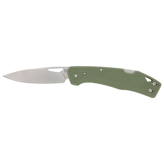 Gerber LST Folding Drop Point Knife, Lichen Green - 1074518