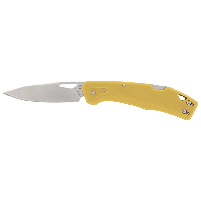 Gerber LST Folding Drop Point Knife, Mustard Yellow - 1074520