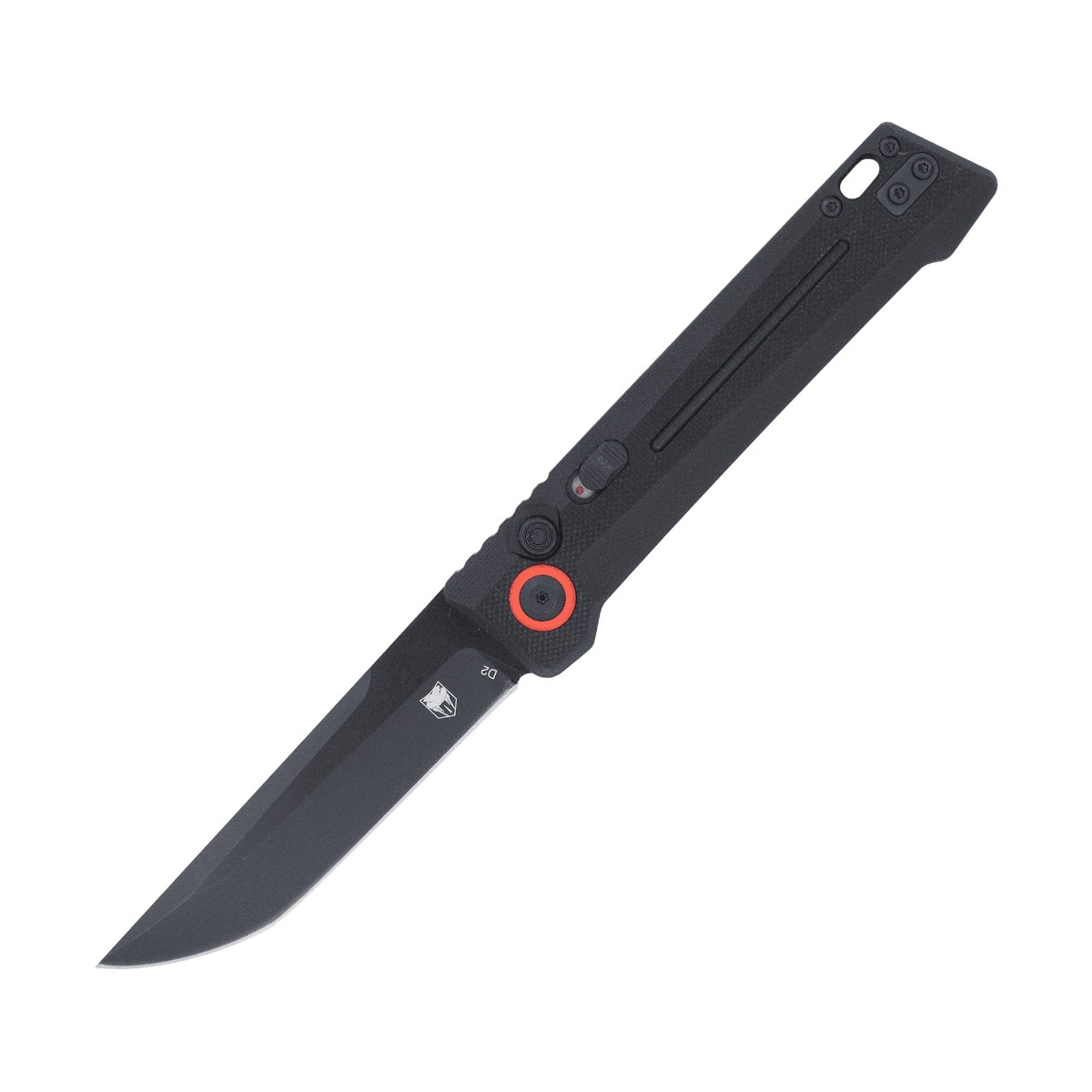 CobraTec Knives Inferno Folding Tanto Knife, Black - CTIFRBLK - Cobratec Knives Llc