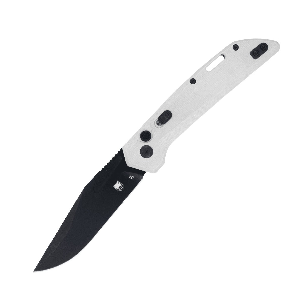 CobraTec Knives Naja Folding Clip Point Knife, Lunar Grey - CTNAJLNGRY - Cobratec Knives Llc