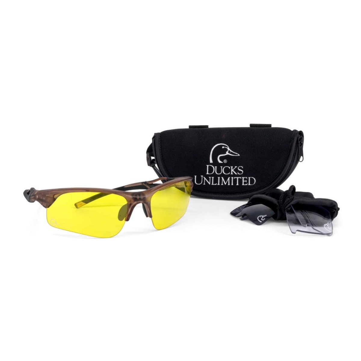 Radians Ducks Unlimited Interchangeable Lens kit Clr, Smk, Amb w/ zip stor. DU-INTLENS-3BX - Radians