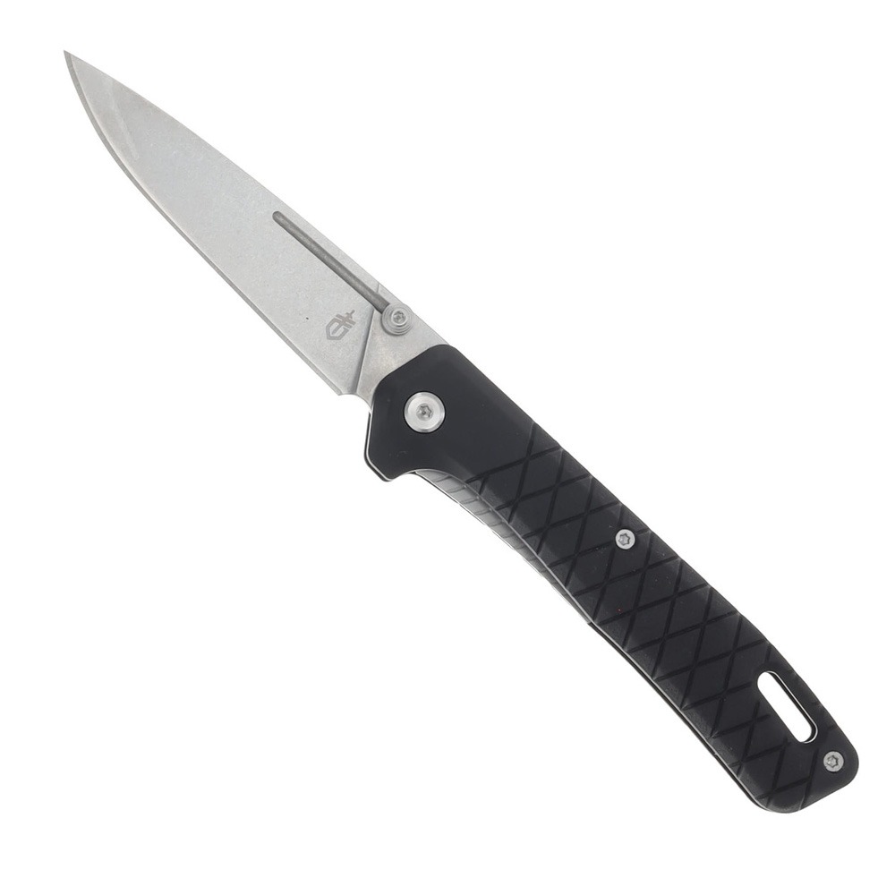 Gerber Zilch Folding Drop Point Knife, Black - 30-001878