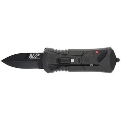 Smith & Wesson M&P Compact OTF Spear Point Knife, Gray - 1224861 - Smith & Wesson
