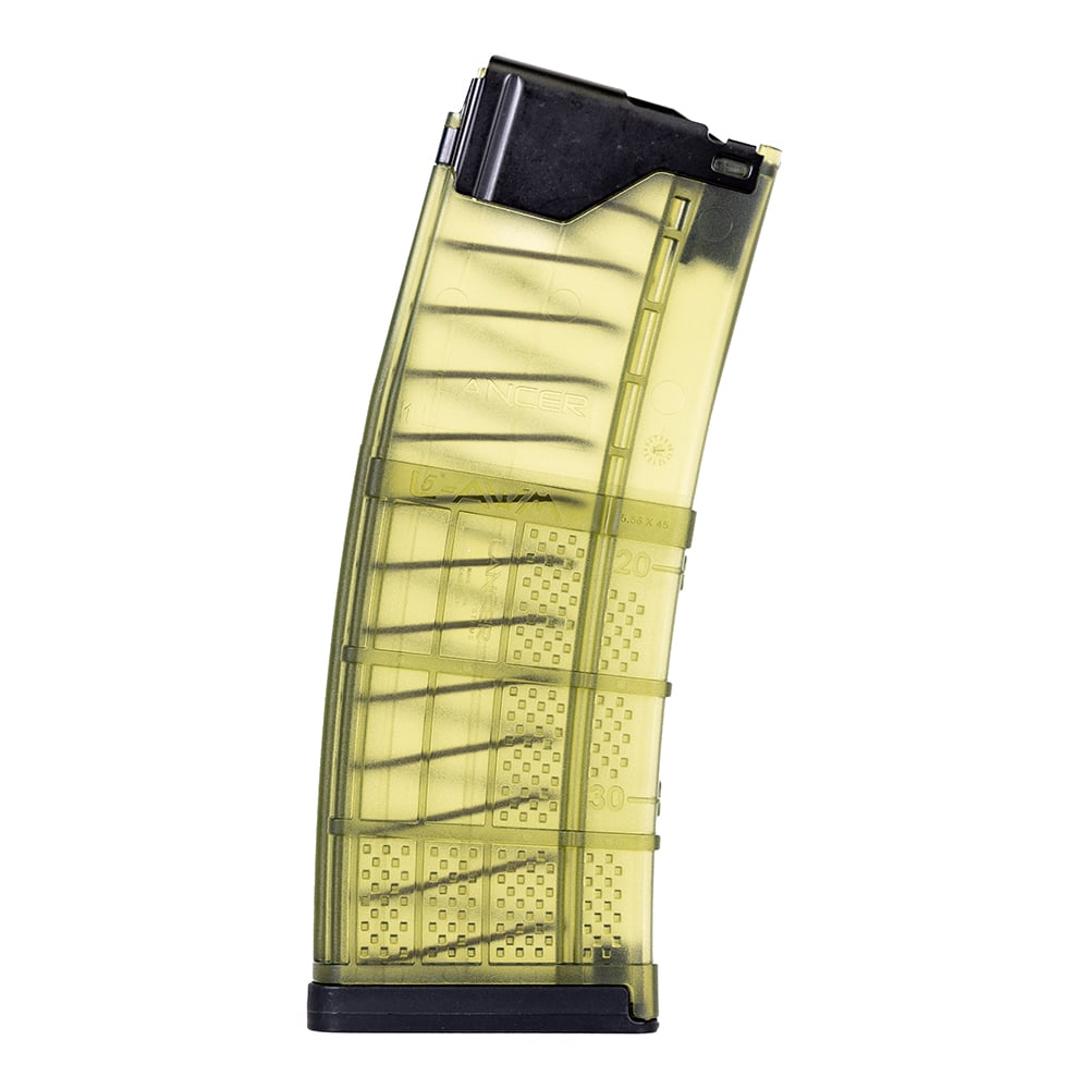 Lancer Systems L5AWM Gen 2 30rd Magazine, Translucent Green - L5-G2-30-TGR - Lancer Systems