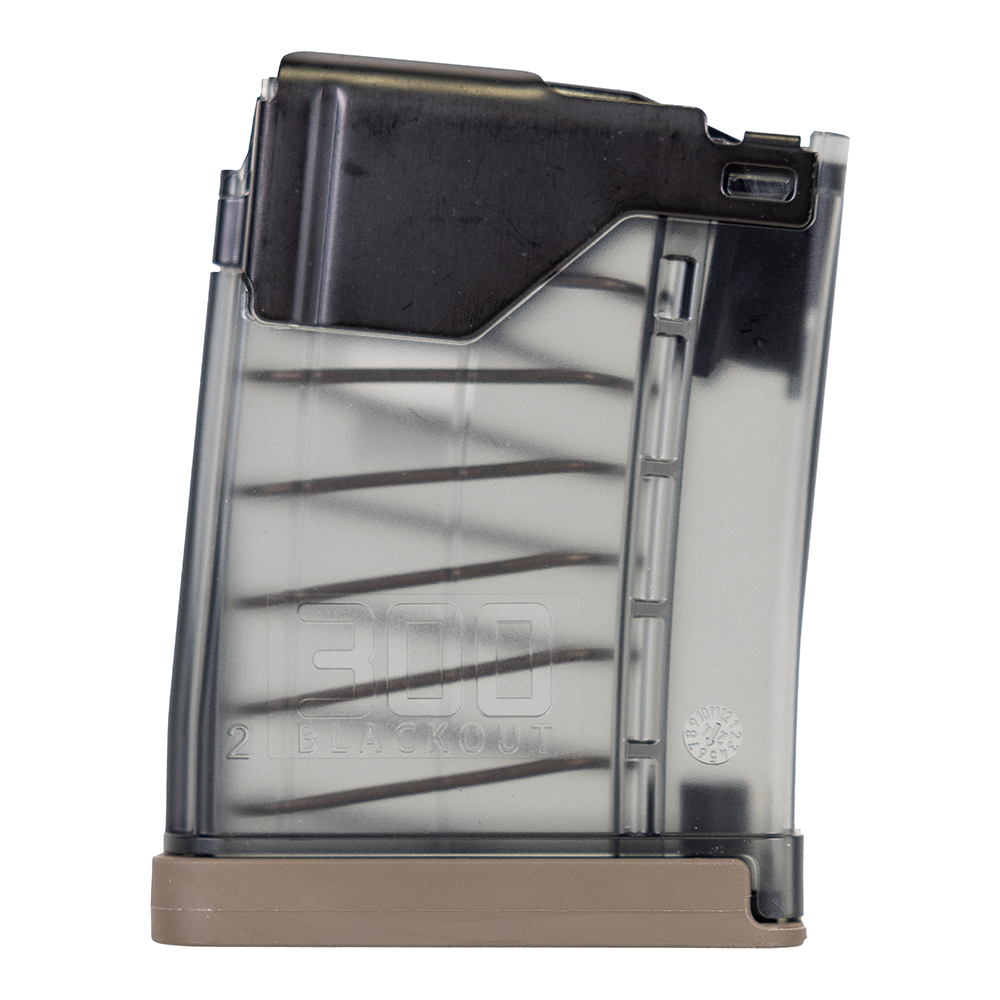 Lancer Systems L5AWM 300BLK 10rd Magazine, Translucent Smoke - 999-000-4280-03 - Lancer Systems