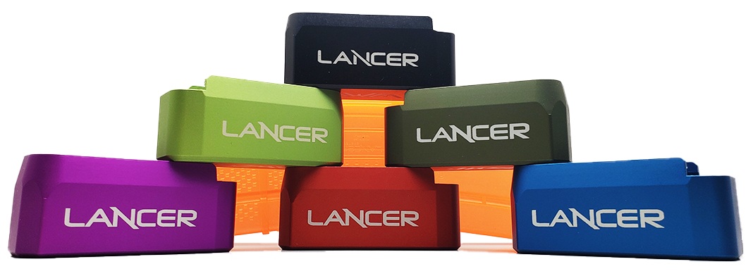 Lancer Systems L5AWM +6 Extended Basepad Blue - L5AWM-EXTBP-06-BLU