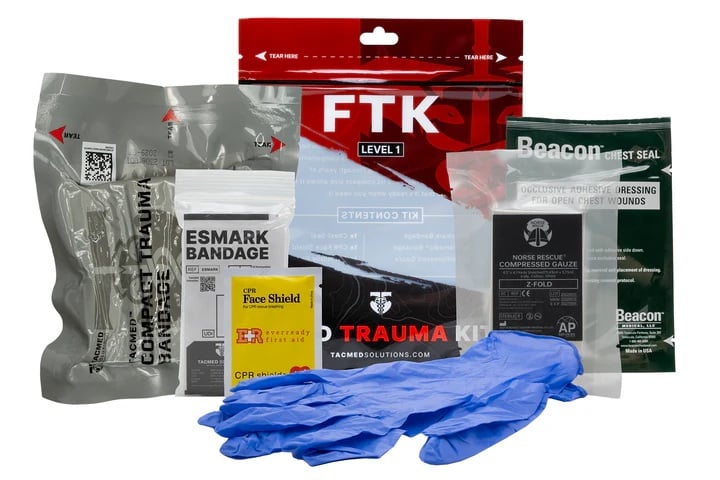 TacMed Solutions Level 1 Field Trauma Kit - 80-0115 - Tacmed