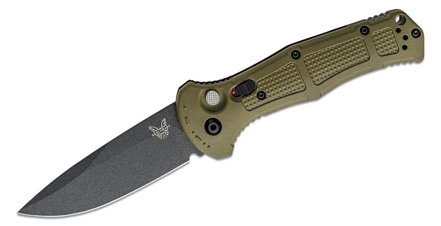 Benchmade Claymore Folding Drop Point Knife, Ranger Green - 9070BK-1 - Benchmade