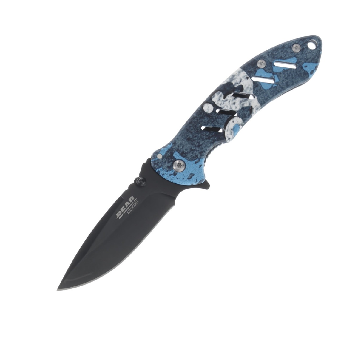 Bear & Son Edge Brisk 1.0 Folding Drop Point Knife, True Timber Rift - 71508 - Bear Edge