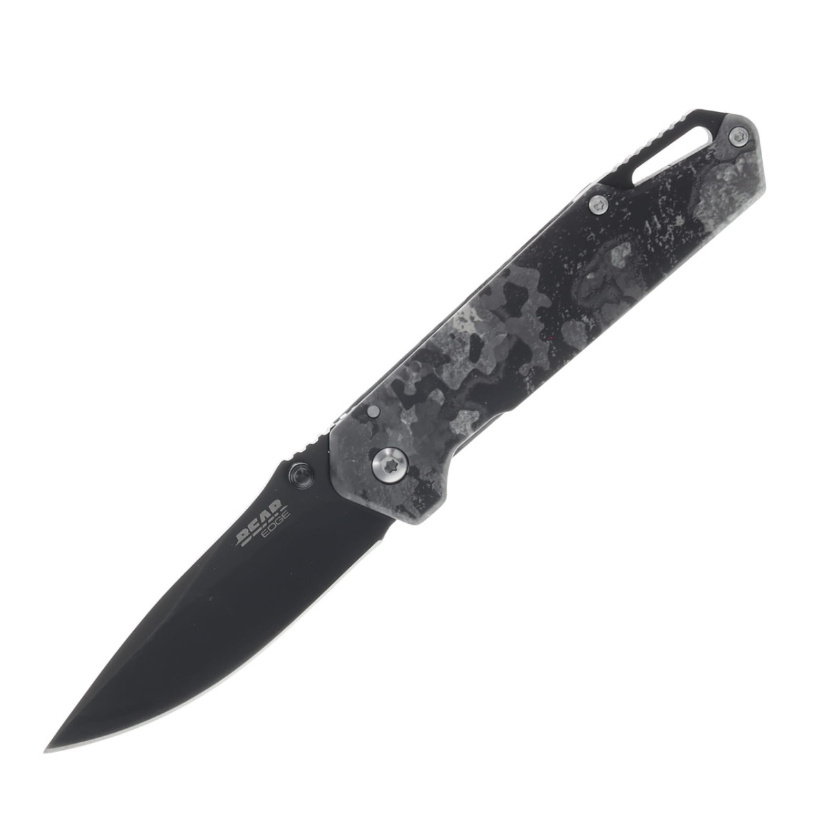 Bear & Son Edge Brisk 3.0 Folding Drop Point Knife, True Timber Midnight - 71542 - Bear Edge