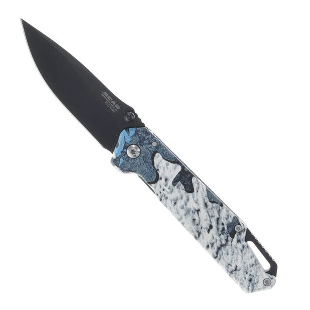 Bear Edge Bear & Son Edge Brisk 3.0 Folding Drop Point Knife, True Timber Rift - 61543