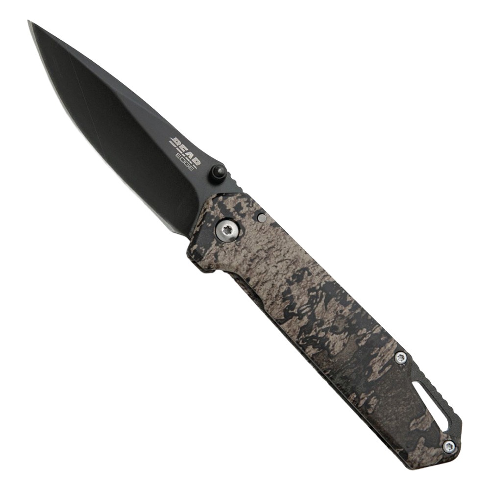 Bear Edge Bear & Son Edge Brisk 3.0 Folding Drop Point Knife, True Timber Strata - 61544