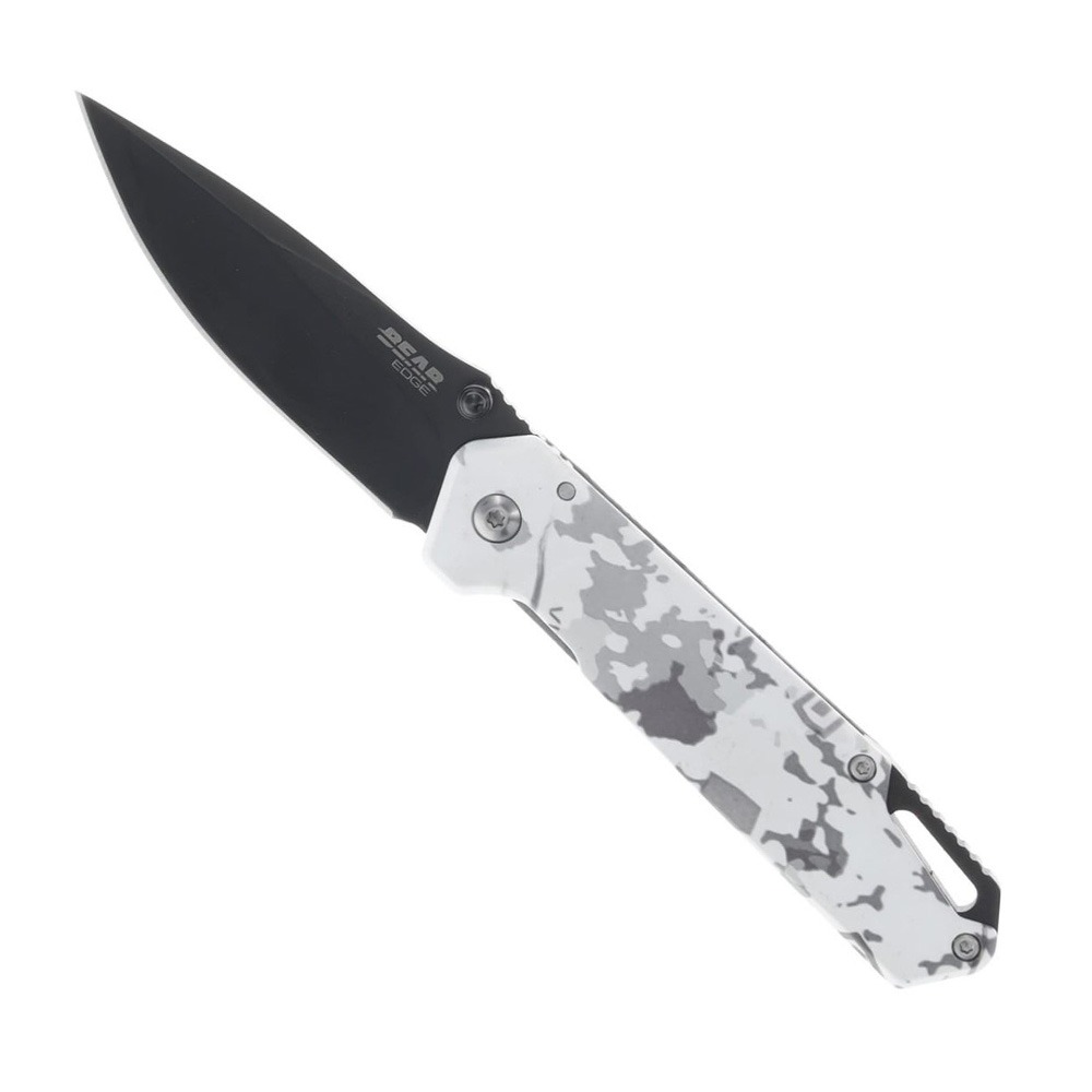 Bear Edge Bear & Son Edge Brisk 3.0 Folding Drop Point Knife, True Timber White Viper - 61545