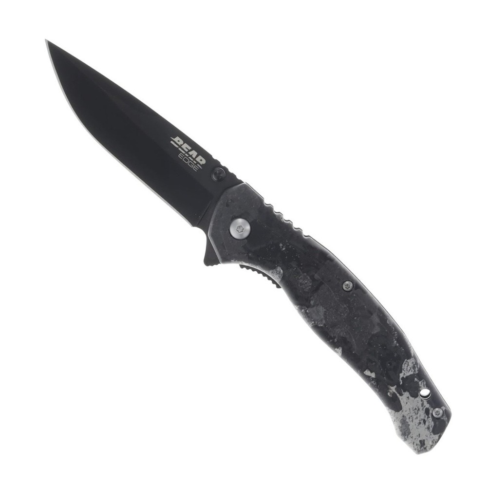 Bear Edge Bear & Son Edge Brisk 2.0 Folding Drop Point Knife, True Timber Midnight - 61552