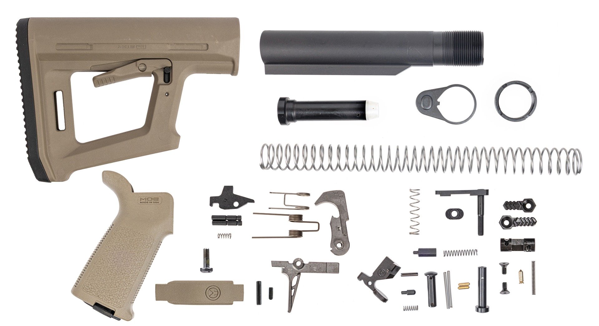 PSA Guardsman-15 MOE PR Lower Build Kit, FDE - Palmetto State Armory