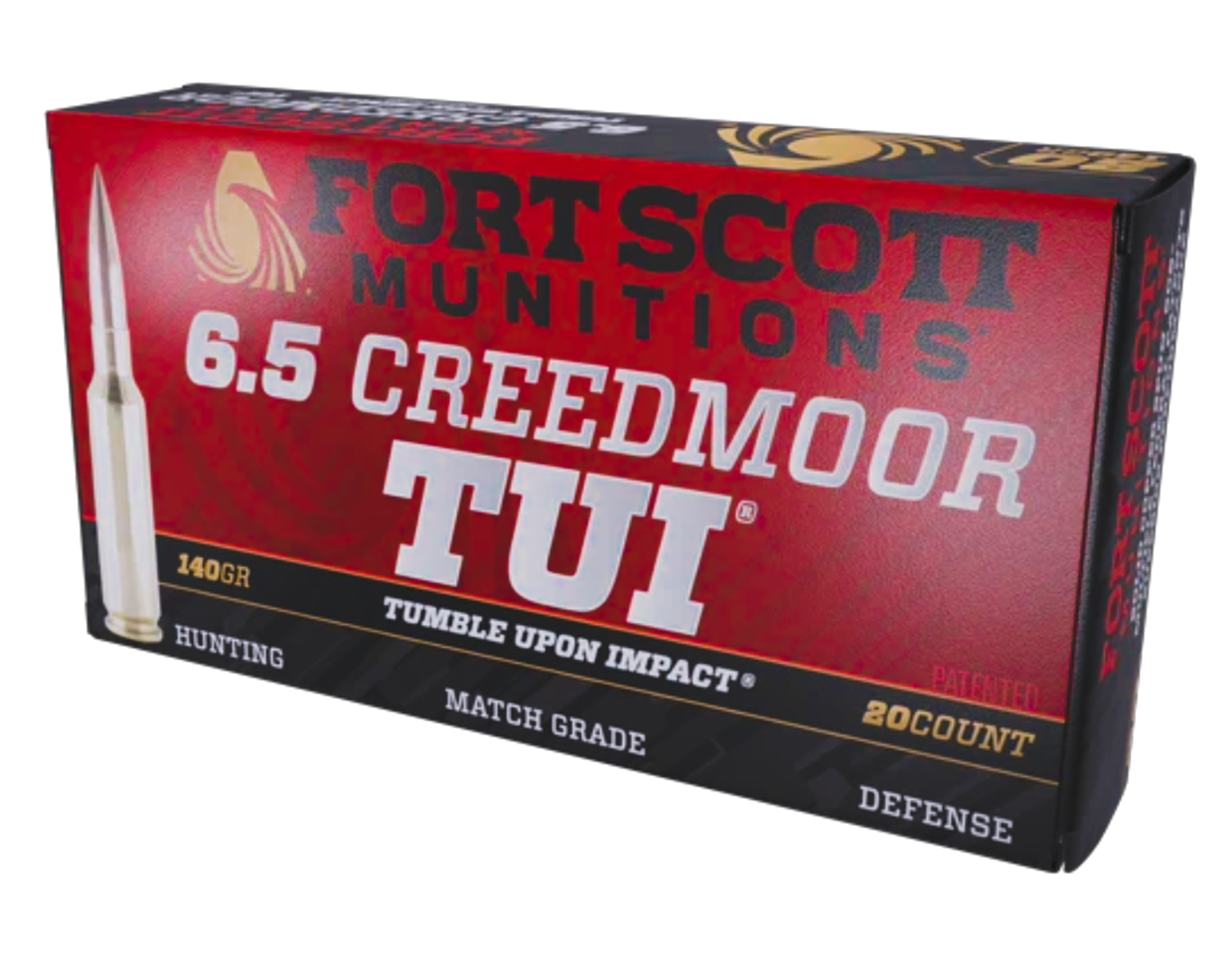 Fort Scott Munitions 6.5 Creedmoor TUI 140GR SCS, 20rds - 6.5CM140SCV2