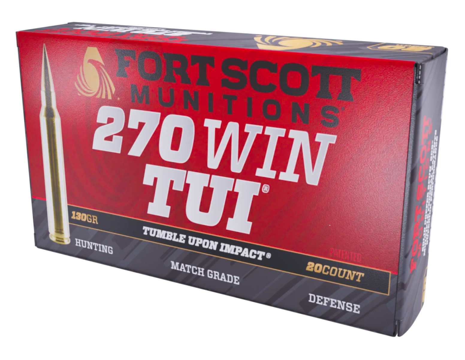 Fort Scott Munitions .270 Win. TUI 130GR SCS, 20rds - 270130SCV2 - Fort Scott Munitions