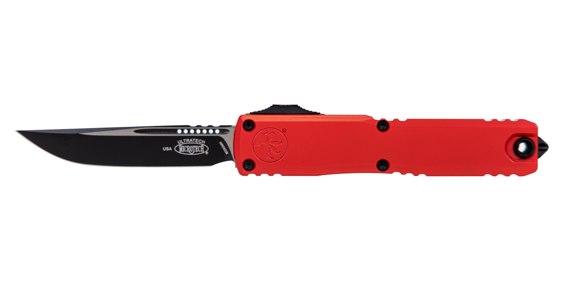 Microtech Ultratech Gen III ZBP OTF Drop Point Knife, Red - 1121-1RD
