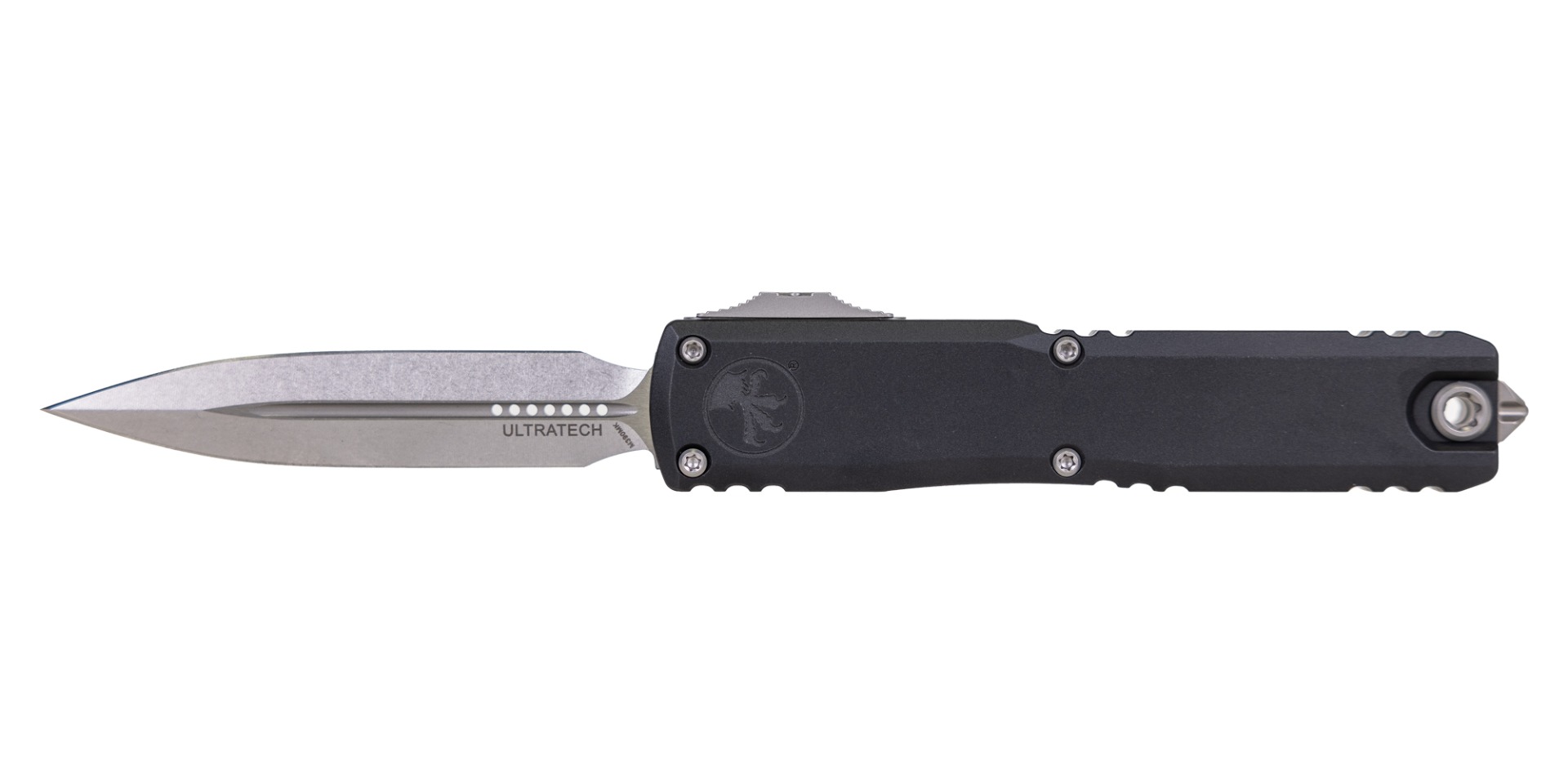 Microtech Ultratech Gen III ZBP OTF Dagger Knife, Black - 1122-10