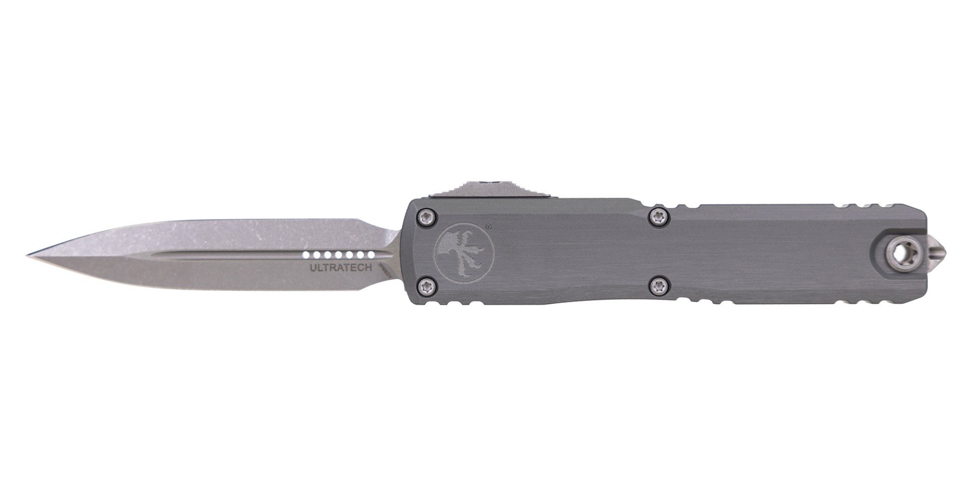 Microtech Ultratech Gen III ZBP OTF Dagger Knife, Natural Clear - 1122-10APNC