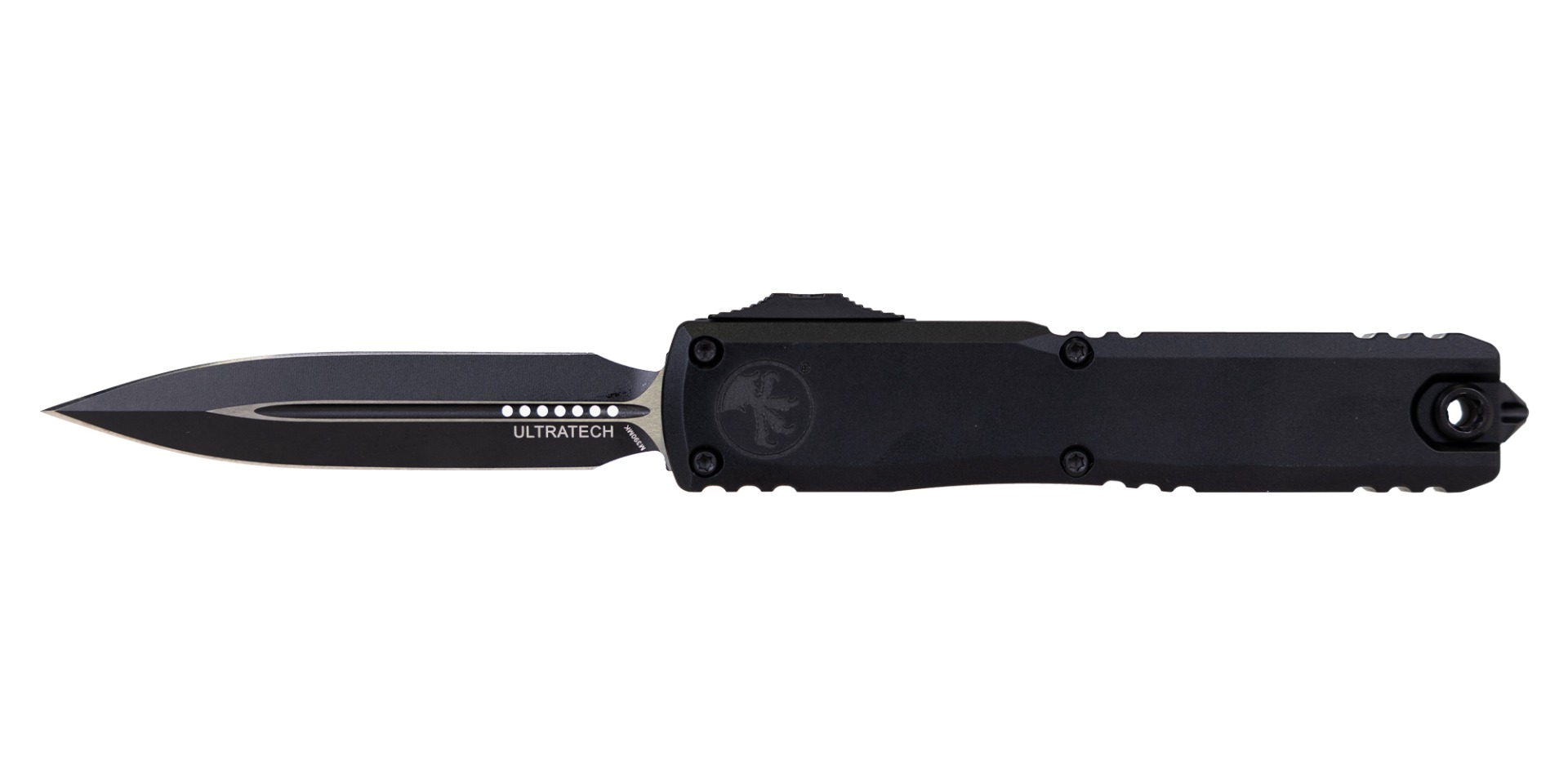 Microtech Ultratech Gen III ZBP OTF Dagger Knife, Black - 1122-1T