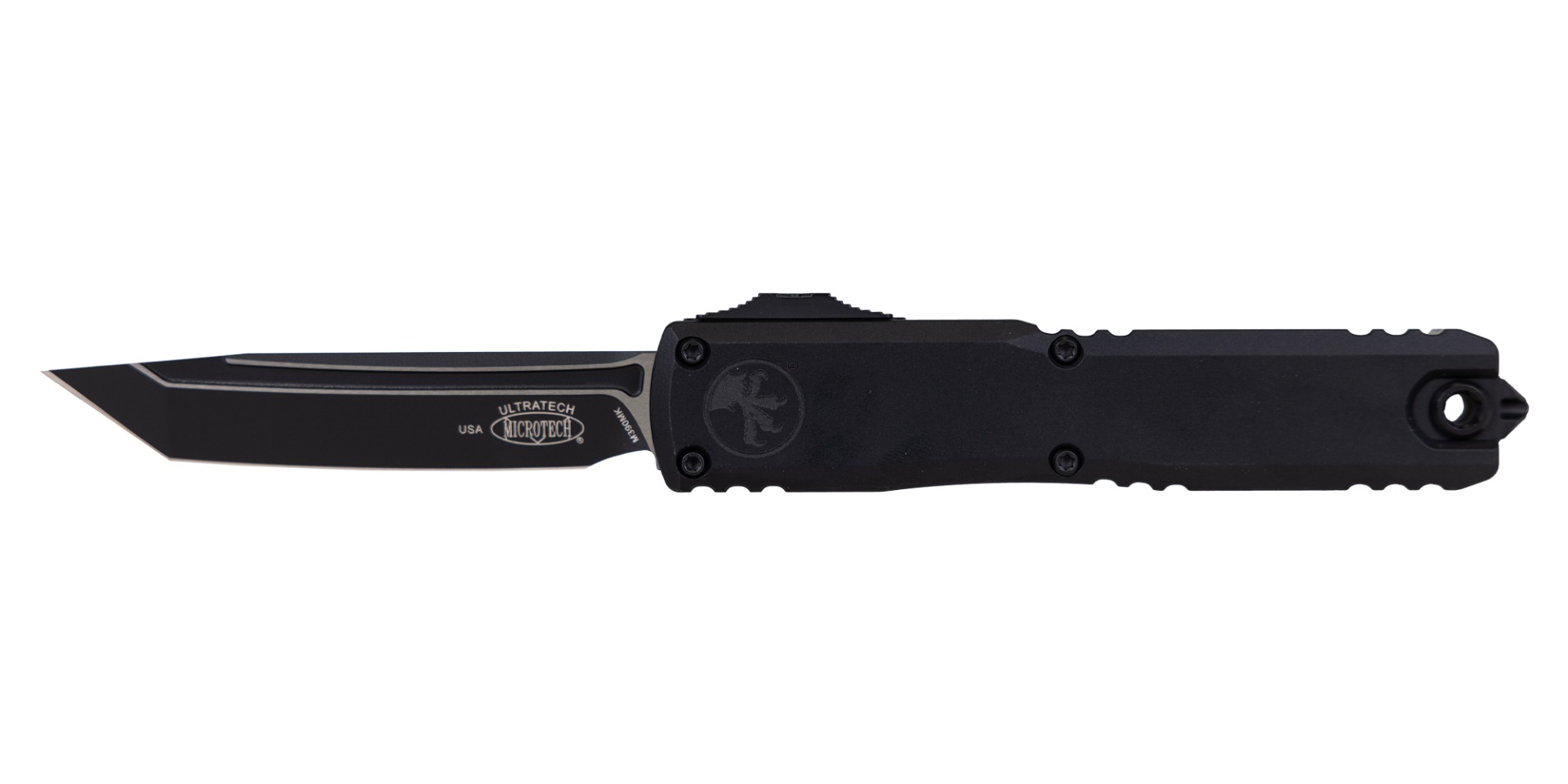 Microtech Ultratech Gen III ZBP OTF Tanto Knife, Black - 1123-1T