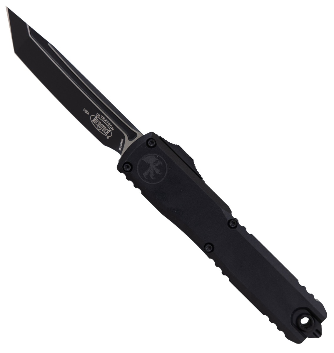 Microtech Ultratech Gen III ZBP OTF Tanto Knife, Black - 1123-1T - Microtech Knives