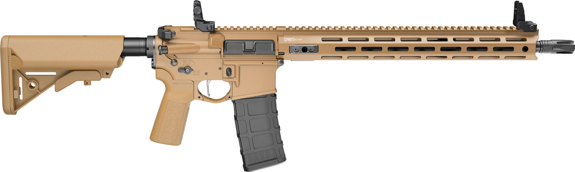 Springfield Saint Victor V2 5.56 NATO 16" MLOK B5 AR-15 Rifle, Coyote - STV916556CB-V2-B5 - Springfield Armory