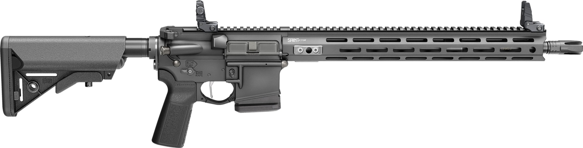 Springfield Saint Victor V2 5.56 NATO 16" MLOK B5 AR-10 LC Rifle, Black - STV916556BLC-V2-B5 - Springfield Armory