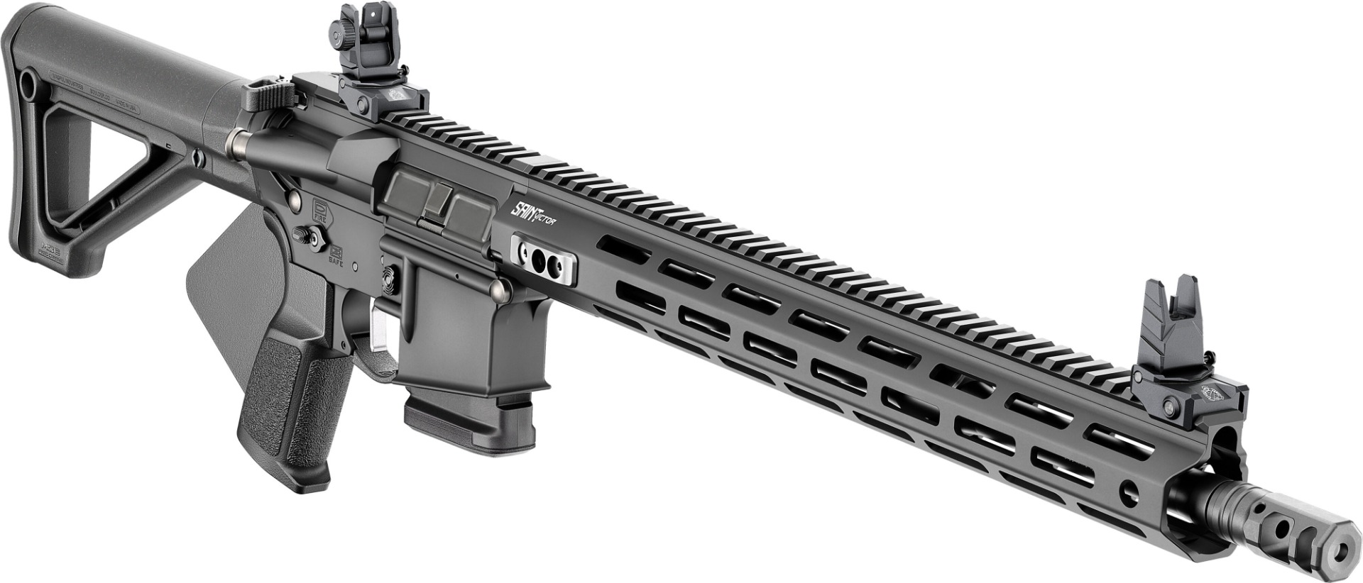 Springfield Saint Victor V2 5.56 NATO 16" MLOK B5 CA AR-15 Rifle, Black - STV916556BCA-V2 - Springfield Armory