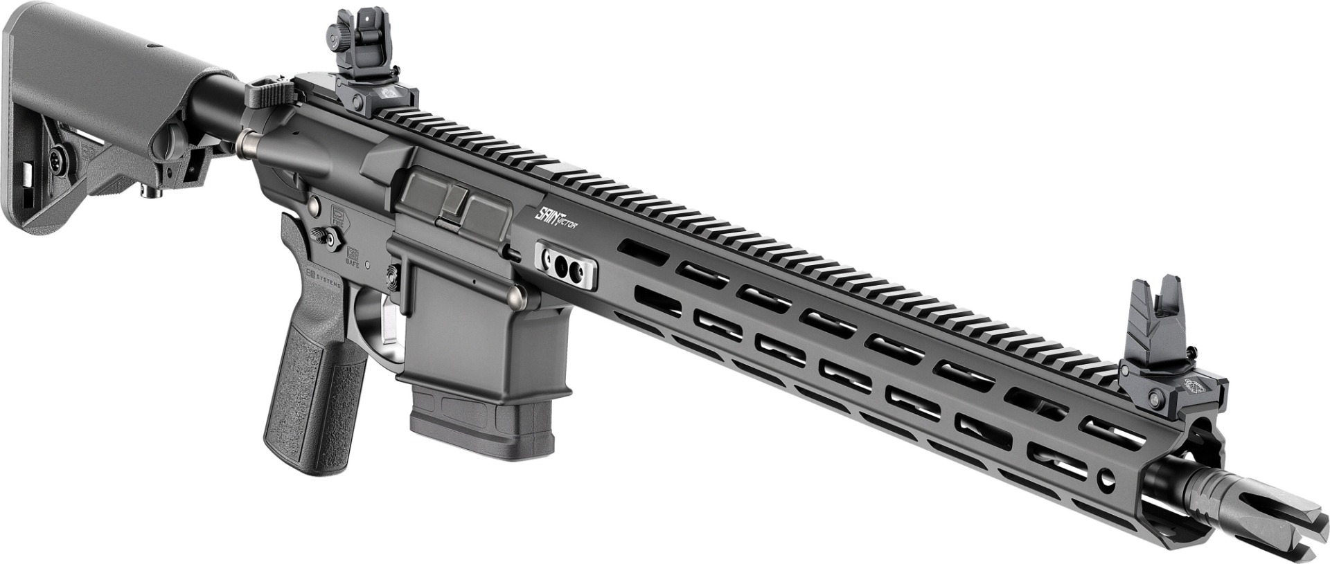 Springfield Saint Victor V2 .308 NATO 16" MLOK B5 AR-10 LC Rifle, Black - STV916308BLC-V2-B5 - Springfield Armory