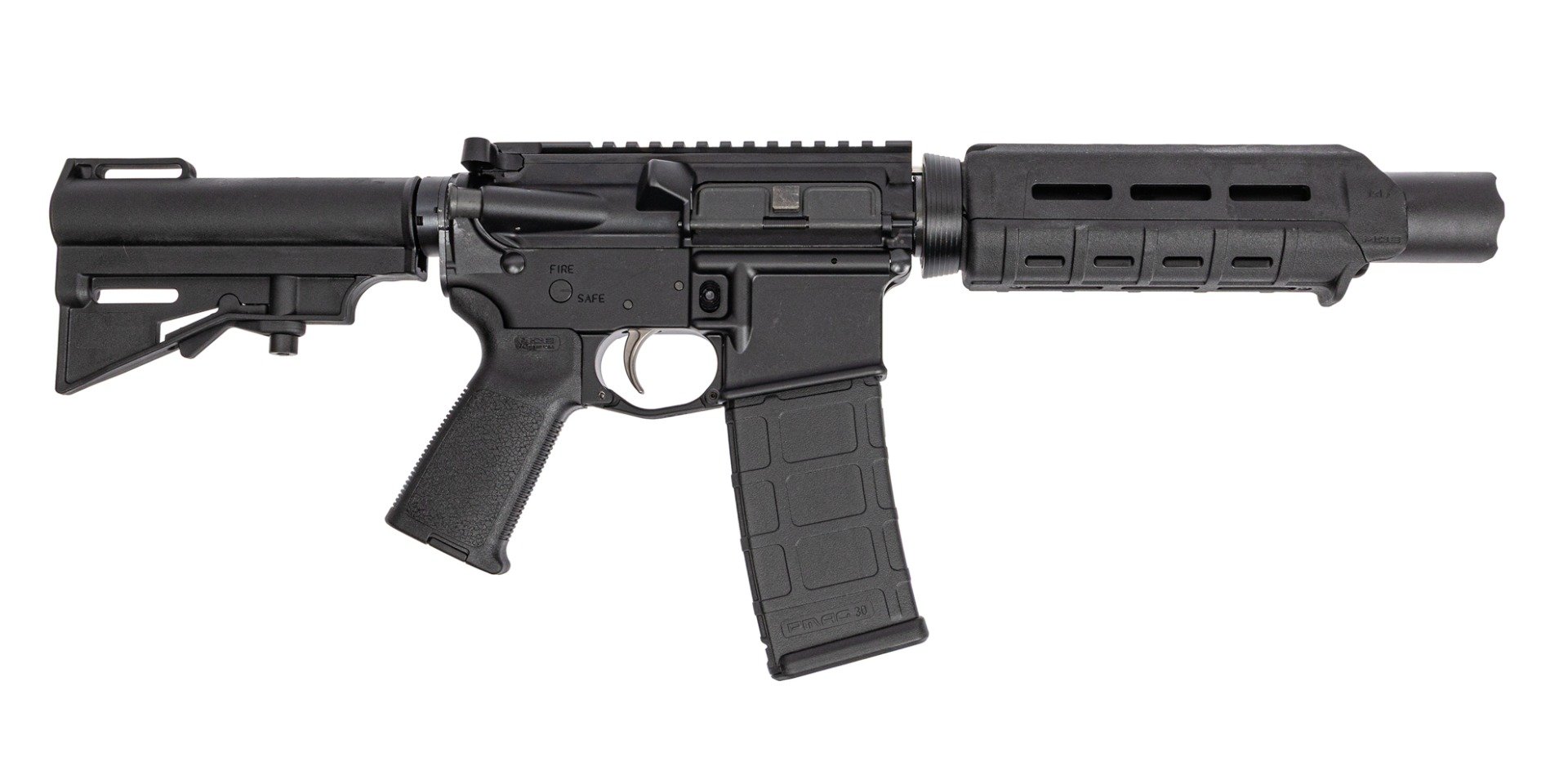 PSA AR-15 7" 5.56 MOE EPT Stealth Lower W/ HAR-15 brace Marauder Pistol, Black