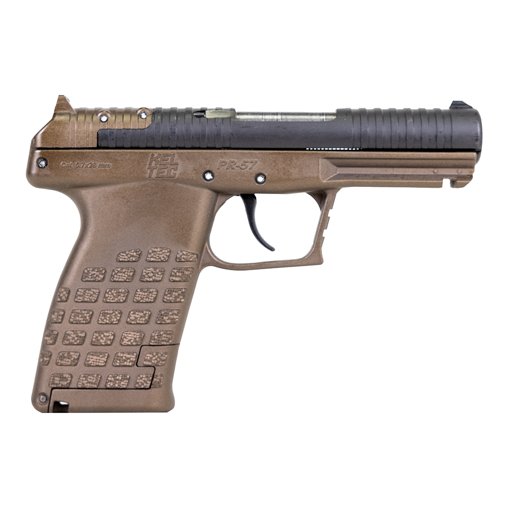 Kel-tec PR57 4.64" 5.7x28mm 20rd Optic Ready Pistol, Midnight Bronze - PR57MDBRNZ - Kel-Tec
