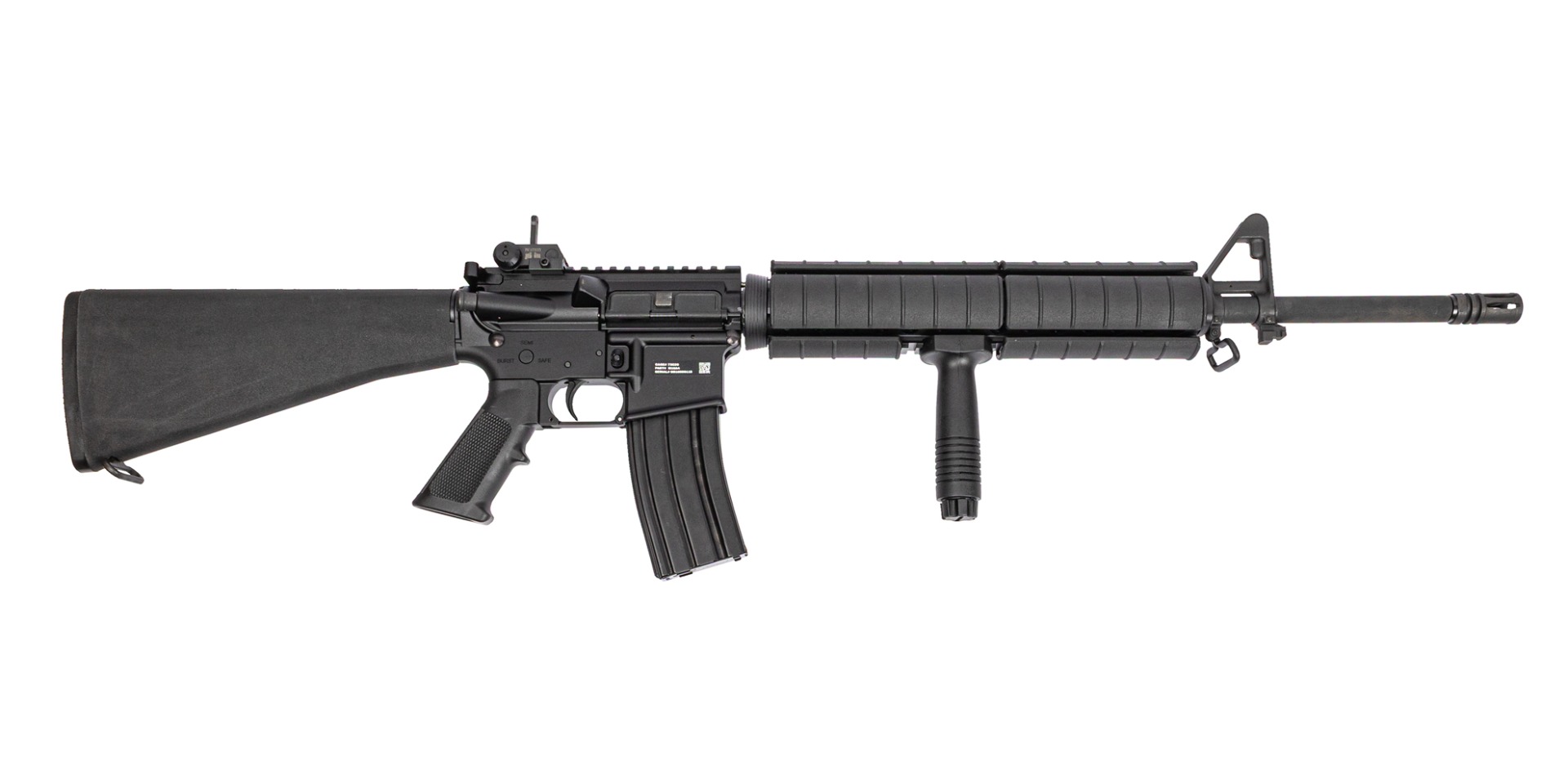 PSA Sabre-15 Forged 20" FN CHF CL M16A4 with Quad Rail and Vertical Grip Classic Rifle - Palmetto State Armory
