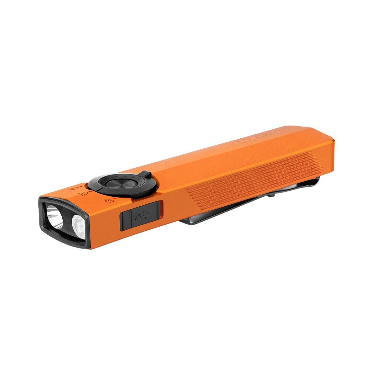 Olight ArkPro Class 3R 1500 Lumen Flashlight w/ Green Laser & UV Light, Orange