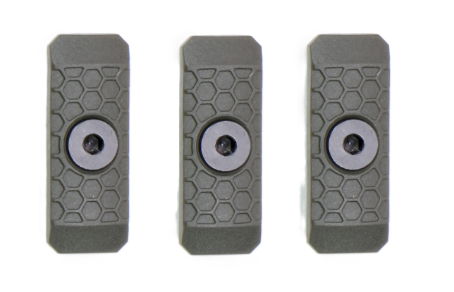 Slate Black Industries Slate Grip Mini, Single Slot Panel 3-Pack, ODG - Slate Black Industries